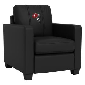 Dyno Stationary Club Chair with Football Quarterback Throw Logo Panel
