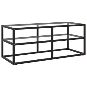 TV Cabinet Black and transparent