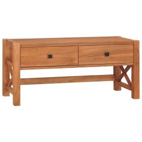 TV Cabinet Natural Teak Teak Wood, Plywood Medium TV Cabinet