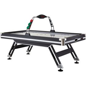 Air-Powered Hockey Table, 89" Indoor Hockey Table for Kids and Adults, LED Sports Hockey Game with 2 Pucks, 2 Pushers, and Electronic Score System