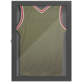 28" x 35" Hockey Jersey Frame, Jersey Shadow Box for Basketball Football Baseball, Black