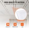 Ceiling Tiles, 16-Pack 20 x 20 in, Drop Ceiling Tiles Premium Polystyrene Sheet, Easy Installation/ Cutting Plastic Glue-up Ceiling Tile