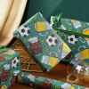 Beer Wrapping Paper Roll - Mini Roll - 17 Inch x 16.5 Feet - Beer Glass Mug and Football Wrapping Paper, Perfect for Men Birthday, Beer Party