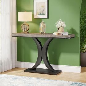 Console Table (Color: Grey)